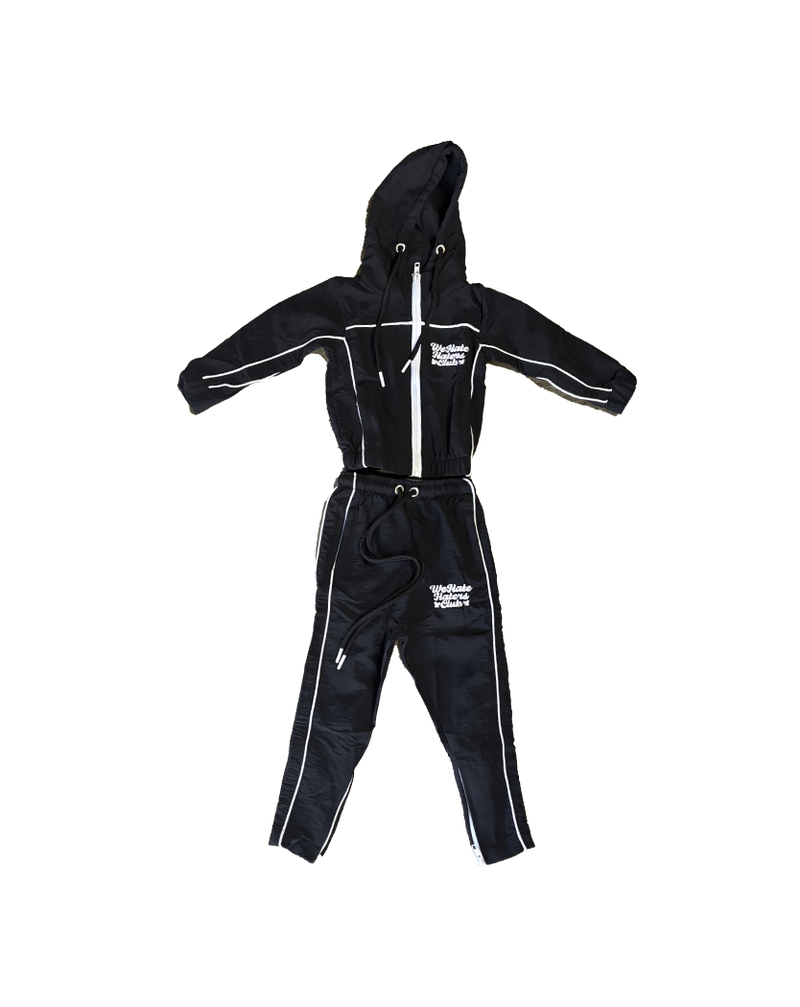 #We Hate Haters Club (Black/White) Windbreaker (KIDS)