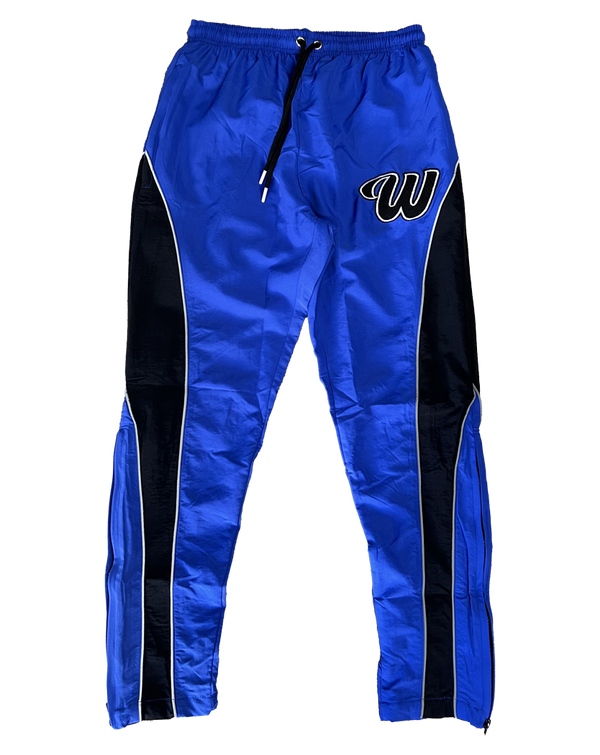 #We Hate Haters Club (Black/Blue) Windbreaker Pants