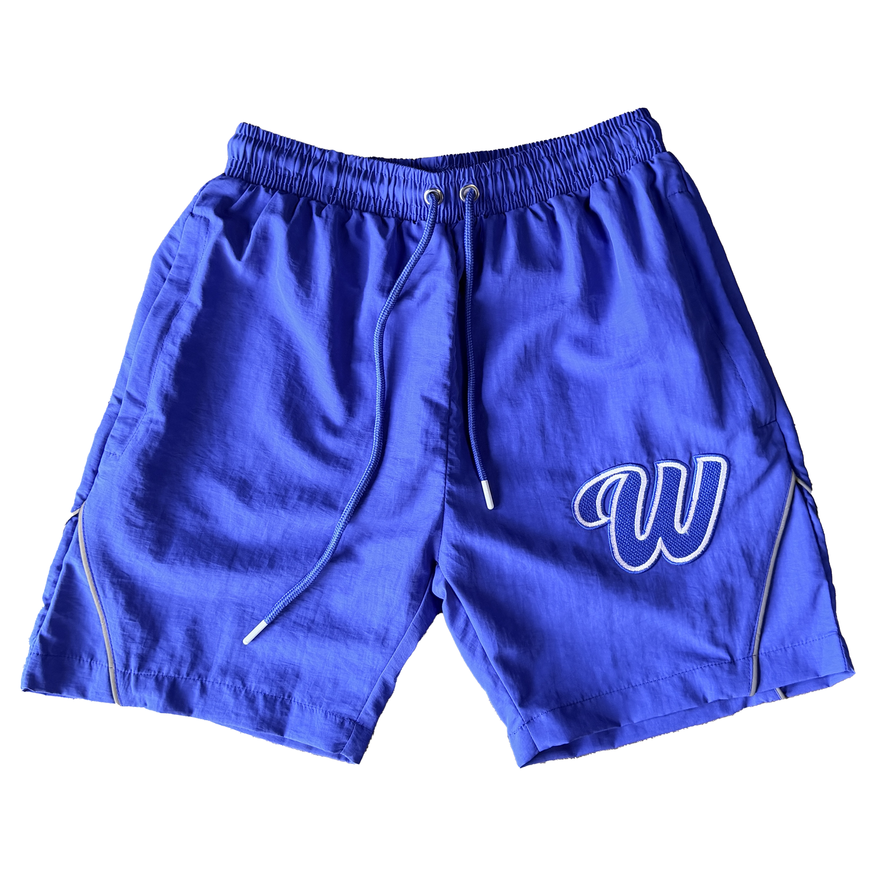 We Hate Haters Club Winners Windbreaker Shorts (Triple Royal Blue)