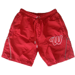 We Hate Haters Club Winners Windbreaker Shorts (Triple Red)