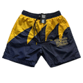We Hate Haters Club Sharktooth Shorts (Navy Blue/ Yellow Gold)