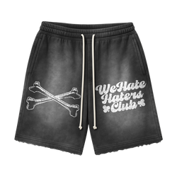 #We Hate Haters Club "X-Ray" Shorts (Sun Fade Vintage Black)