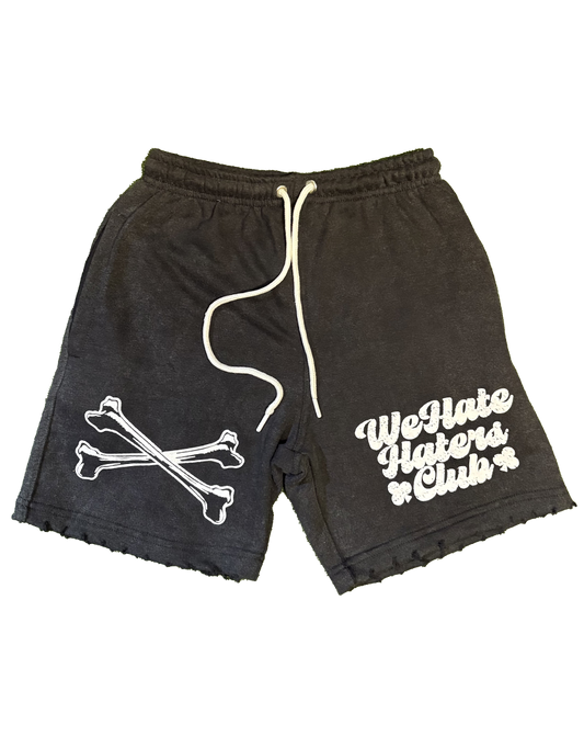 #We Hate Haters Club "X-Ray" Shorts (Sun Fade Vintage Black)