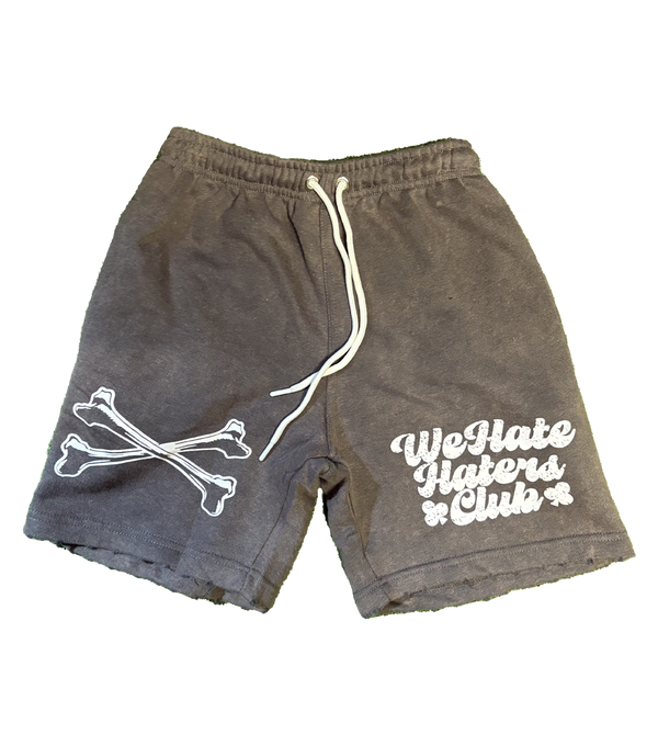 #We Hate Haters Club "X-Ray" Shorts (Sun Fade Vintage Grey)