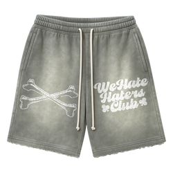 #We Hate Haters Club "X-Ray" Shorts (Sun Fade Vintage Grey)