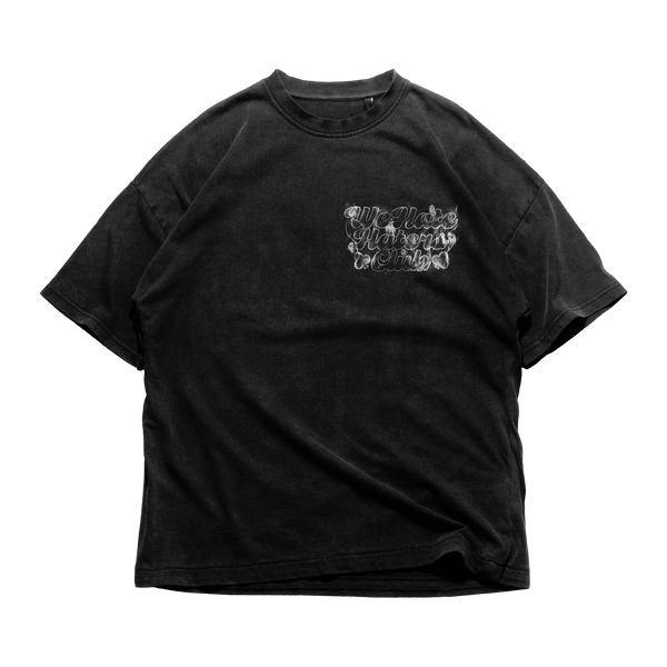 #We Hate Haters Club Tee Ghost Smoke (Vintage Black/White)