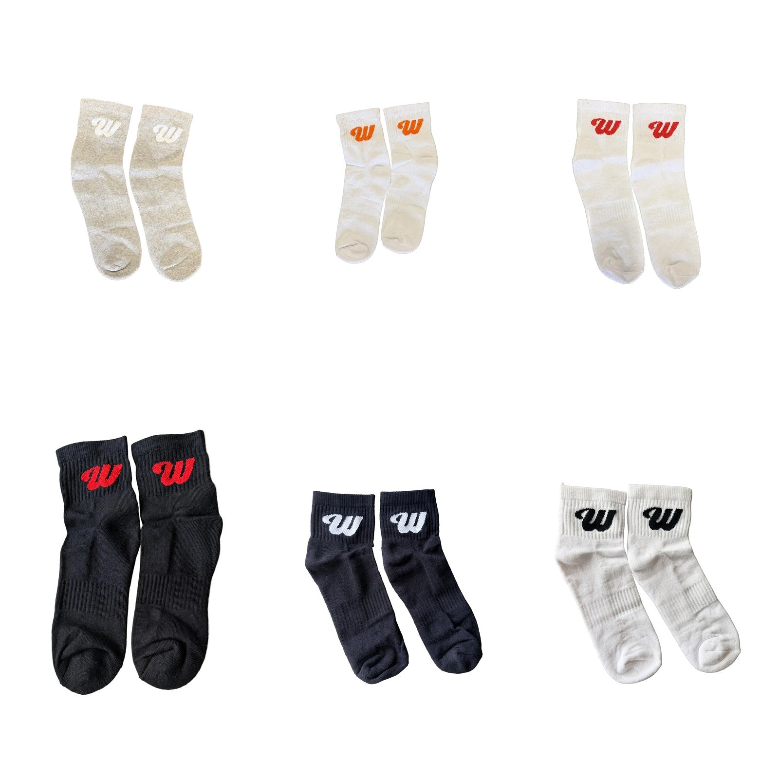 We Hate Haters Club Quarter Socks — 6 Pack