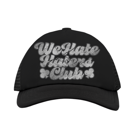 We Hate Haters Club (Black Concrete) Trucker Hat