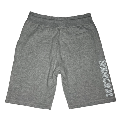 We Hate Haters Club (Grey and White) Standard Cotton Shorts