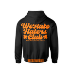 We Hate Haters Club Black and Orange Hoody