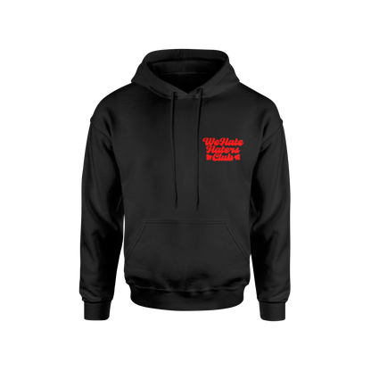 We Hate Haters Club Black and Red Hoody