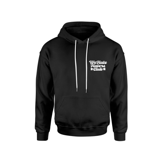 We Hate Haters Club Black and White Hoody