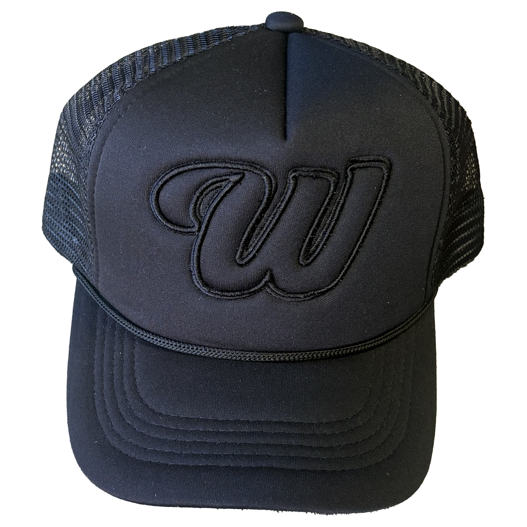 We Hate Haters Club (Triple Black) Winners Trucker Hat