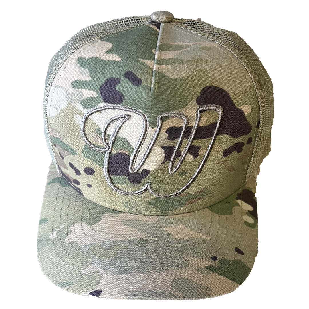 We Hate Haters Club (Camo) Winners Trucker Hat