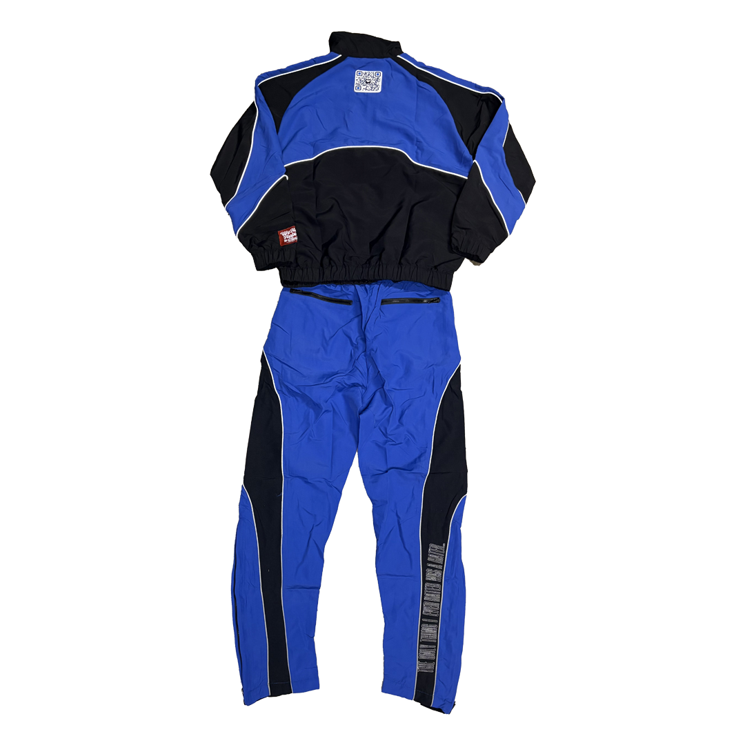 ##We Hate Haters Club Winners Windbreaker Set (Blue/Black)