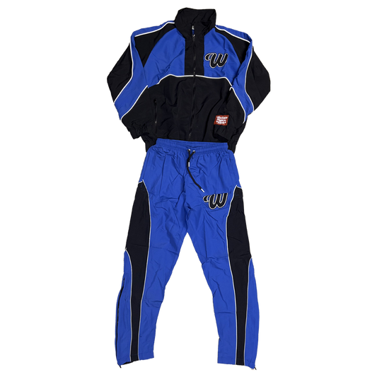 ##We Hate Haters Club Winners Windbreaker Set (Blue/Black)