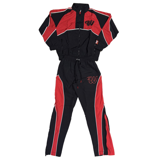 ##We Hate Haters Club Winners Windbreaker Set (Red/Black)