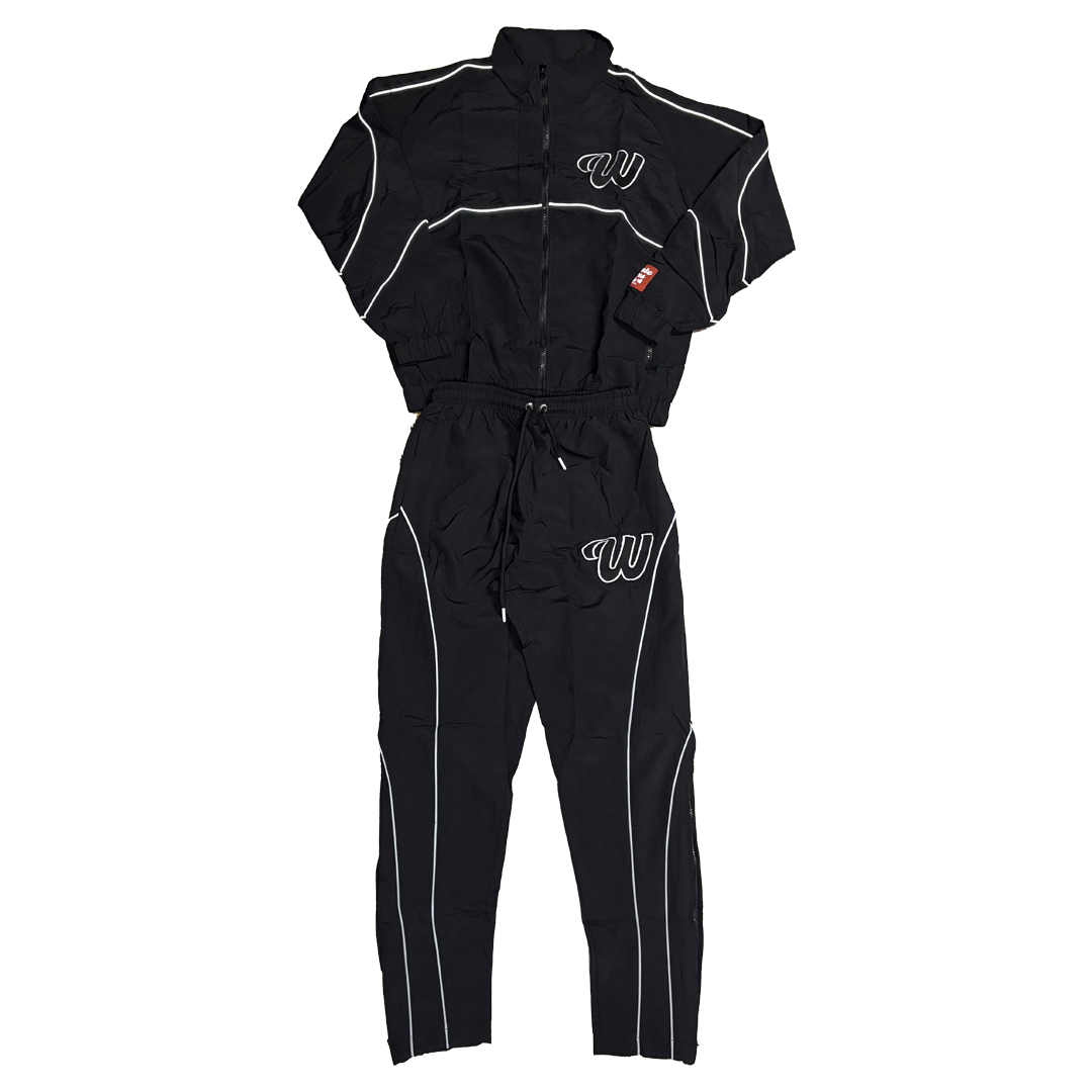 ##We Hate Haters Club Winners Windbreaker Set (Triple Black)