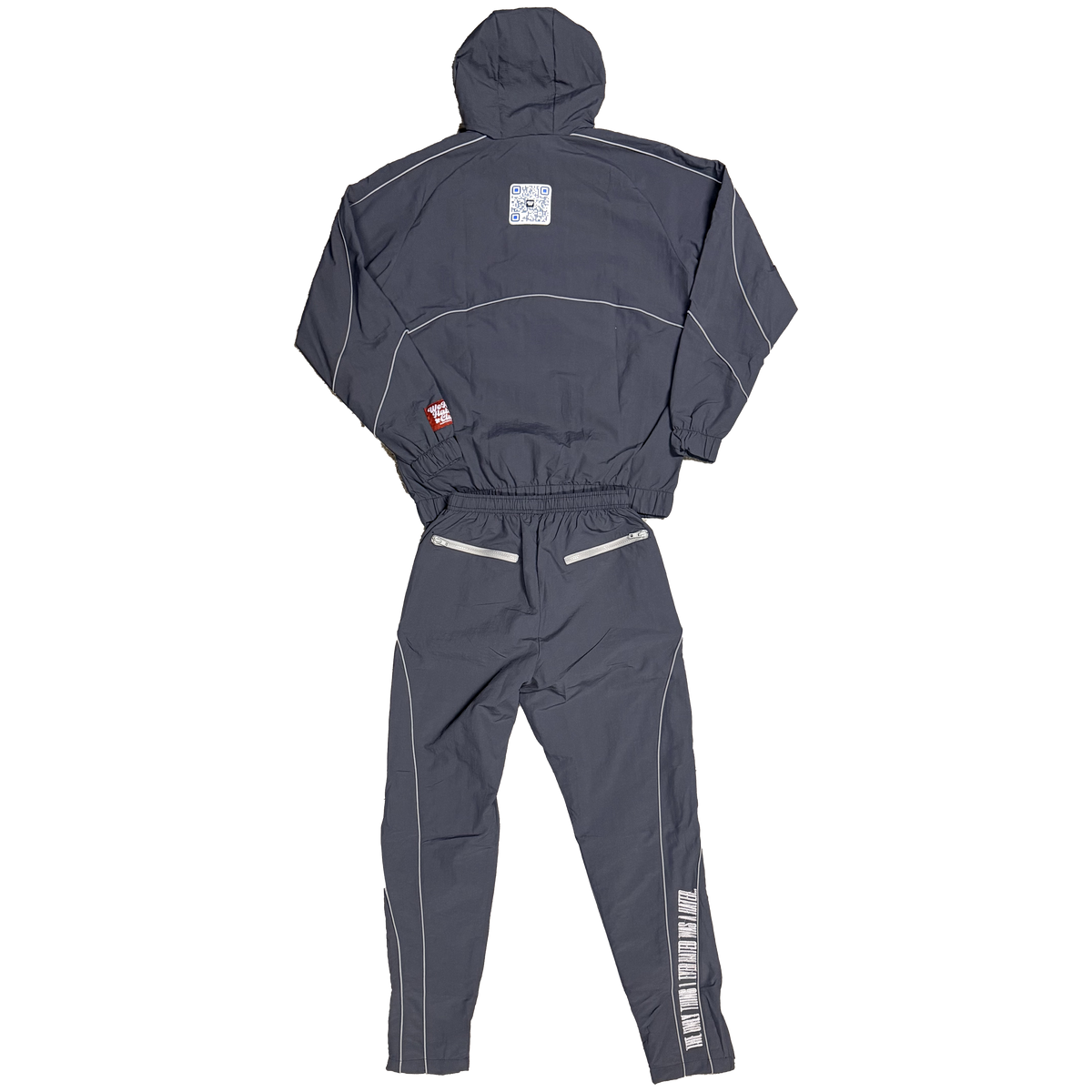 ##We Hate Haters Club Winners Windbreaker Set (Triple Grey)