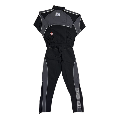 ##We Hate Haters Club Winners Windbreaker Set (Dark Grey/Black)