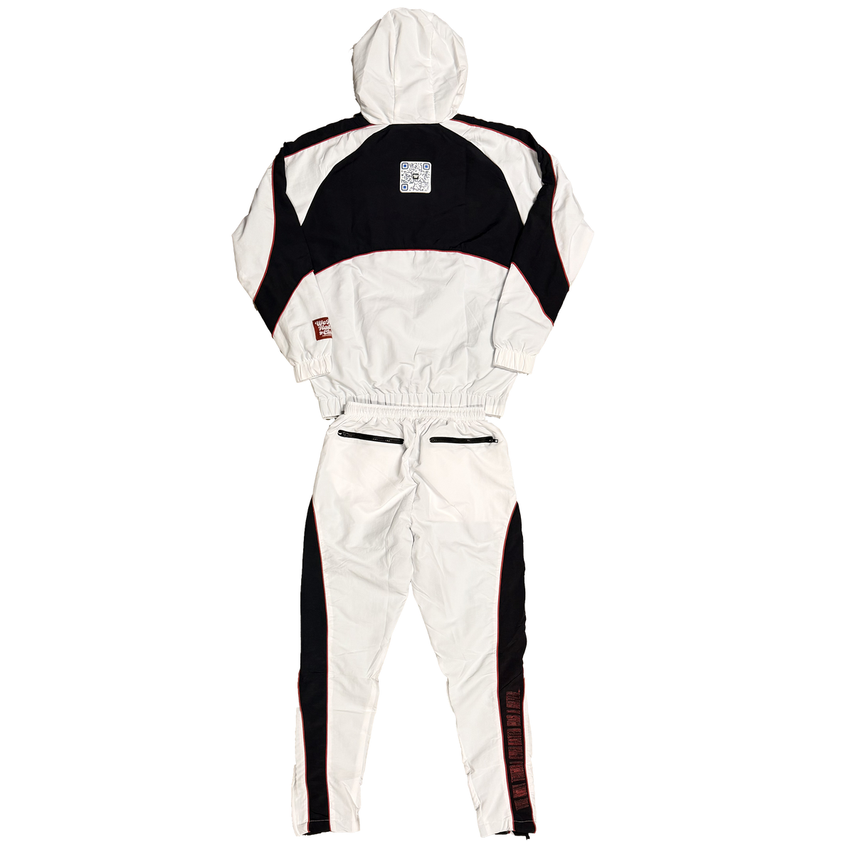 ##We Hate Haters Club Winners Windbreaker Set (White/Black/Red)
