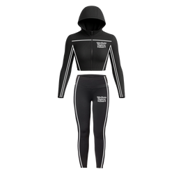 #We Hate Haters Club Women's Compression 2 Piece Set (Black/White)