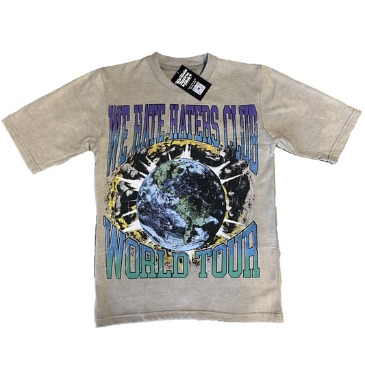 World Tour WHHC Tee (Vintage Grey/Purple)