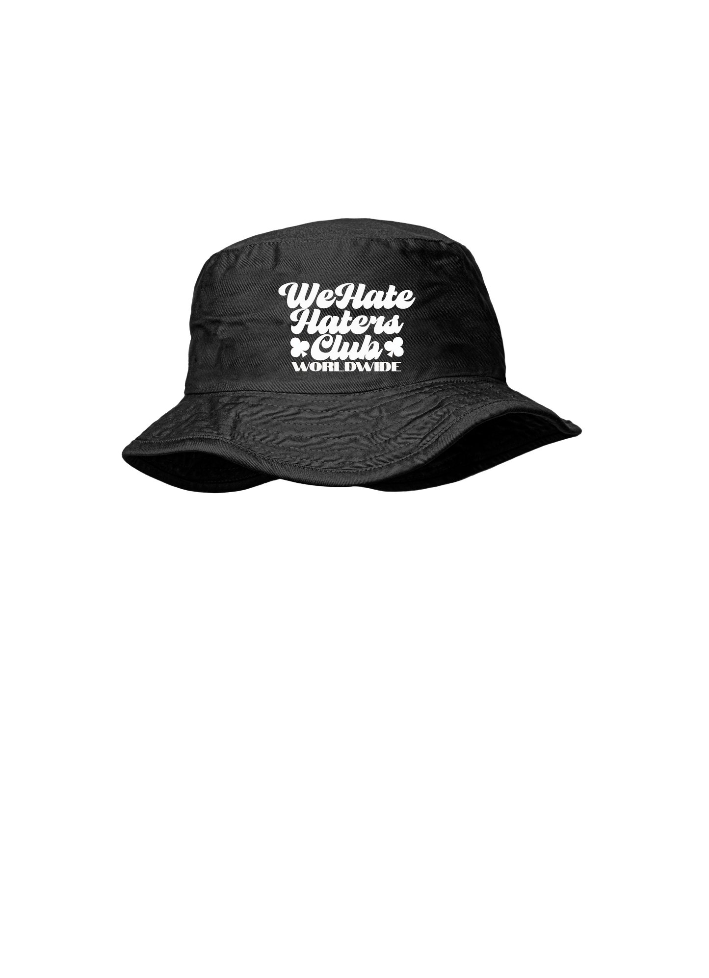 We Hate Haters Club Worldwide Black/White Bucket Hat