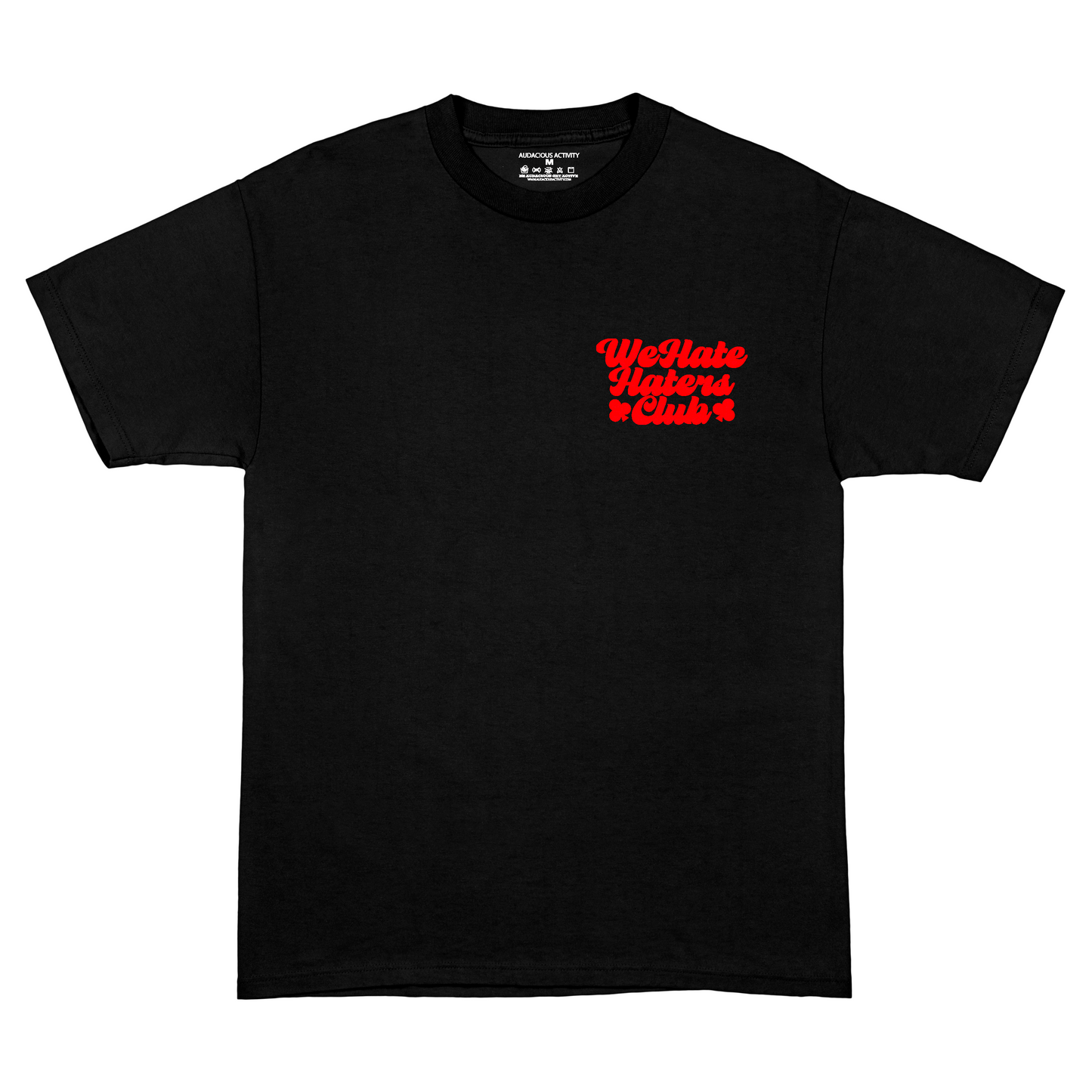 We Hate Haters Club Tee (Black/Red)