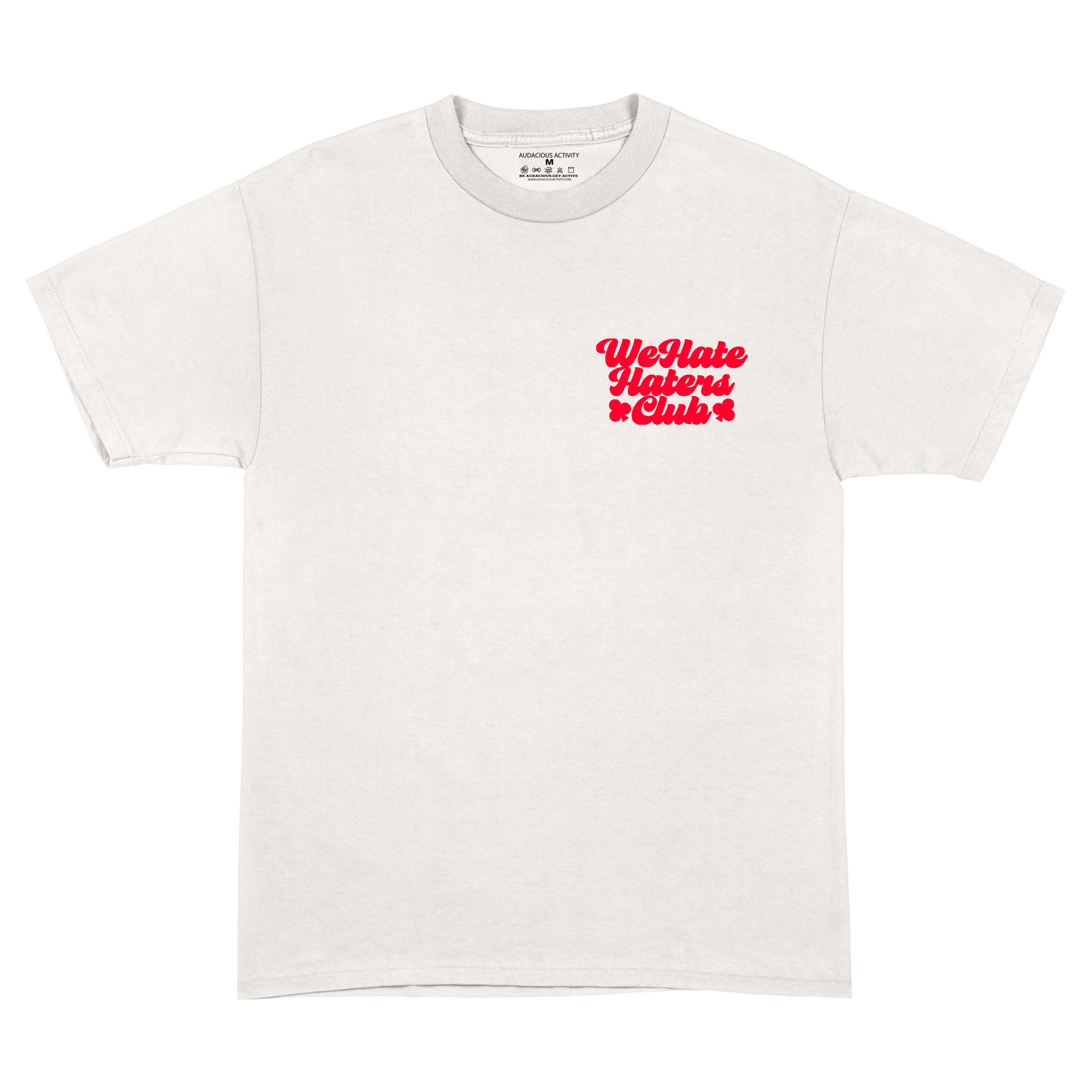 We Hate Haters Club Tee (White/Red)