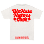 We Hate Haters Club Tee (White/Red)